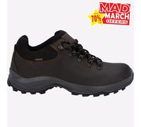 Hi-Tec Caminar Ligero Ultra Cuero Impermeable Hombre Zapatos Marrones