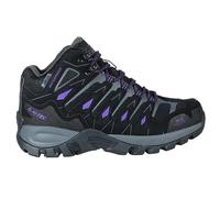 HI-TEC CORZO MID/TORCA MID Women,botas senderismo mujer botas montaña mujer impermeable,calzado trekking con Membrana impermeable y transpirable Dri-Tec® (CORZO MID WP WO'S Black/Charcoal/Berry, 40)