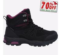 Hi-Tec Grajilla Medio Impermeable Mujer Senderismo Botas Senderismo Negro