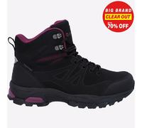 Hi-Tec Botas de senderismo Grajilla Medio Impermeables para mujer Negras
