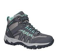 Hi-Tec Jaguar Mid WP para Mujer, Color uk5, Botas para Senderismo, Liquen Gris frío Grafito carbón, 38 EU