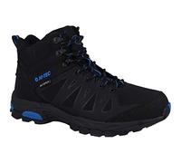 Hi-Tec Raven Mid WP, Botas de Senderismo Hombre, Negro (Black/Blue 21), 43 EU