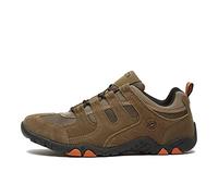 Hi-Tec O010073-041-HI-TEC QUADRA II, Taupe/Burnt Orange, Zapatos para Senderismo Hombre, Brown, 42 EU