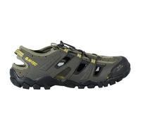 HI-TEC - Sandalias Deportivas Hombre Verano MILLARES | Sandalias Trekking Hombre, Senderismo, Punta Cerrada | Ligeras, Cómodas, Ideales para Exterior, Montaña, Playa | Olive/Taupe/Golden Palm, 46