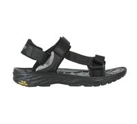 HI-TEC - Sandalias Deportivas Hombre Verano ULA RAFT | Sandalias Trekking Hombre, Senderismo, Punta Abierta | Ligeras, Cómodas, Ideales para Exterior, Montaña, Playa | Black/Silver, 46