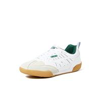 Hi-Tec Squash Classic Court Trainers - Zapatillas de ante unisexo, color blanco (white/dark green), talla 42