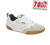 Hi-Tec Squash Hombre Tribunal Tenis Informal Deporte Zapatillas Zapatos Blanco