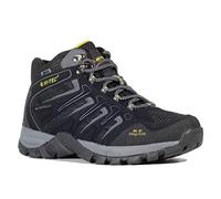 HI-TEC TORCA MID, botas montaña hombre,botas senderismo hombres,Membrana impermeable y transpirable Dri-Tec® (Black/Golden Palm, numeric_45)