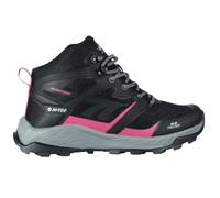 HI-TEC Toubkal Mid WP - botas de montaña mujer,zapatillas trekking con confort y protección, buena tracción y agarre, tirador trasero, membrana impermeable, ajuste seguro, ideales para senderismo