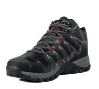 HI-TEC Toubkal Mid WP -zapatillas senderismo hombre, botas trekking, membrana impermeable, protección contra humedad, lengüeta acolchada, tirador trasero, soporte y confort, agarre superior en montaña