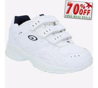 Hi-Tec XT115 Zapatillas Casuales Para Niños Con Correa De Toque Blancas