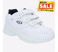 Hi-Tec XT115 Zapatillas Casuales Para Niños Con Correa De Toque Blancas