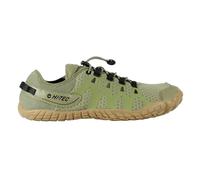 HI-TEC - Zapatillas Barefoot Hombre Abyss | Deportivas Barefoot Hombre Montaña, Senderismo | Calzado Respetuoso, Cómodo, Minimalista | Ligero, Transpirable y Flexible | Khaki, 43