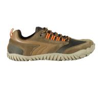 HI-TEC - Zapatillas Barefoot Hombre Figaro Low WP | Deportivas Barefoot Hombre Montaña, Senderismo | Calzado Respetuoso, Cómodo, Minimalista | Ligero, Transpirable y Flexible | Brown, 42