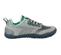 HI-TEC - Zapatillas Barefoot Mujer Figaro Low WP Women | Deportivas Barefoot Mujer Montaña, Senderismo | Calzado Respetuoso, Cómodo, Minimalista | Ligero, Transpirable y Flexible | Grey, 37