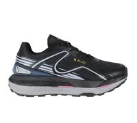HI-TEC - Zapatillas Trail Running Hombre Terracross | Zapatillas Trail Hombre Transpirables, Calzado Montaña, Ligero y Cómodo | Suela de Caucho con Agarre, Antihumedad | Black/Golden Palm, 42