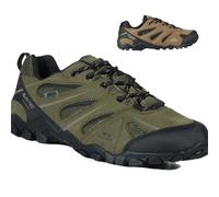 HI-TEC - Zapatillas Trekking Hombre Walker WP | Zapatillas Montaña Hombre, Senderismo | Pies Secos con Membrana Impermeable, Tracción Óptima, Cómodas | Teak/Lt Taupe, 43
