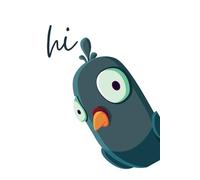 Hi: The Silly Bird Purple Journal