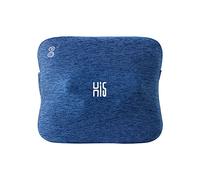 Hi5 Bravo - Cojín de masaje shiatsu con función de calor, apagado automático, lavable para hombros, cuello, espalda y piernas, azul oscuro