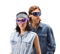 Hi5 E10 Mini masajeador de ojos con compresión térmica contra ojos secos, migraña, ojeras oscuras, azul
