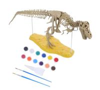 HIAKDOFT 1 Juego modelo de esqueleto de juguete huesos de animales reales construir moho favor Education Figurilla Jugar para de polivinilo Café Color Aleatorio