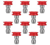 HIAKDOFT 10 Piezas Boquilla para Pistola de Agua Alta Presión Boquillas Conexión Rápida para Mangueras Accesorio Hidro para Limpieza de Autos y Mantenimiento Exterior