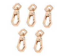 HIAKDOFT 10 Piezas Hebillas Metálicas Pequeñas para Bolsos Duraderas y Resistentes para Correas Desmontables Accesorios para Manualidades y Reparación de Bolsos