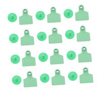 HIAKDOFT 100 Piezas Etiquetas para Orejas de Ganado Etiquetas Plásticas Resistentes y Duraderas para Animales de sin Impresión Resistentes al y Frío Ligeras para Cerdos Ovejas y Vacas