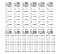 HIAKDOFT 100 Piezas Kit 100 Resortes de Compresión para Bolígrafo Resorte de Retorno de Clic de Acero Inoxidable 0,4X4,5X18 MM para Recambio de Bolígrafos Uso Industrial y Oficina