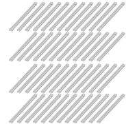 HIAKDOFT 100 Piezas Muelles Metálicos para Manualidades Accesorios para Pinzas de Pelo y Diademas Resortes de 28 CM de Hierro Plateado para Bricolaje y Decoración Automotriz