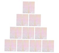 HIAKDOFT 10hojas Papel De Obsequio De Vidrio Rollo De Celofán Para Envolver Flores Colores Brillantes Para Envoltorios De y Manualidades