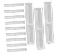 HIAKDOFT 12 Piezas Estuches de Plástico Translúcidos para Bolígrafos Cajas Multiusos para Almacenamiento y Exhibición de Lápices y Bolígrafos Diseño Ligero y Portátil para Regalos y