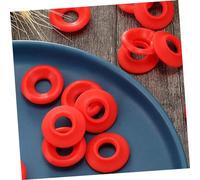 HIAKDOFT 12 Piezas Juntas para Botellas Swing Sellado Hermético Prueba de Fugas Gomas de Repuesto para Tapones de Botellas de Cerveza Duraderas y Fáciles de Limpiar Color Rojo y Blanco