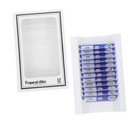 HIAKDOFT 12piezas Microscopio Diapositivas Preparadas Kit Para De Biología Muestras De Animales Paquete Individual Para Almacenamiento y