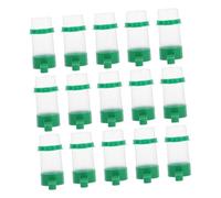 HIAKDOFT 15 Piezas Dispensador Automático de Agua para Pájaros Bebedero Transparente para Jaula de Periquitos y Pequeños Control de Porciones para Alimentación Saludable y Fácil