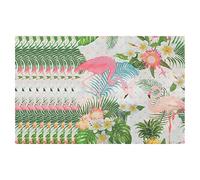 HIAKDOFT 18 piezas Servilletas de Fiesta Hawaiana Diseño de Flamenco Artículos de Decoración para Fiestas Tropicales Accesorios para Cumpleaños y Celebraciones