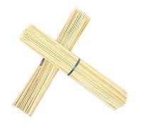 HIAKDOFT 2 Paquetes Palo de bambú brocheta asar mini palos largo interrogatorio Parilla selecciones de alimentos pinchos giratorios barbacoa de bambú para barbacoa De madera