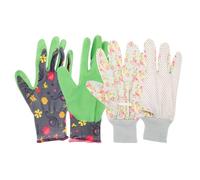 HIAKDOFT 2 Pares Guantes Resistentes a Pinchazos para Jardinería Impermeables de Tejido Varios estilos para Hombres y Mujeres, para Proyectos de Manualidades y Trabajo Jardín