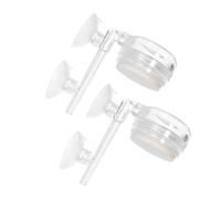 HIAKDOFT 2 Piezas Difusor de Burbujas Nano para Acuario con Ventosa Piedra de Aire Resistente y Silenciosa para Tanques de Agua Dulce y Mejora Oxigenación y Salud Acuática