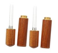 HIAKDOFT 2 piezas Herramienta de Distribución y Agitador de Café Espresso Metálico para y Cafeterías Accesorio Portátil Fácil de Limpiar para Uso Hoteles y Eventos