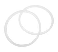 HIAKDOFT 2 Piezas Junta de Silicona Resistente al Calor para Olla Presión Eléctrica de Sellado Hermético para Cocinas Diarias Recambio Fácil de Instalar Olla