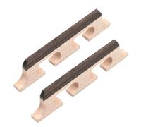 HIAKDOFT 2 piezas Puente de Banjo de Madera Profesional Reemplazo Duradero para Tono Superficie Lisa y Fondo Plano Accesorio Práctico para Banjo Cuerdas