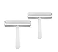 HIAKDOFT 2 Piezas Rodillo de Silicona para Laminado de Bordes Herramienta de Presión para Adhesión Precisa Móviles y Manualidades