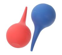 HIAKDOFT 2 piezas Unidades de Bulbos de Succión de Goma para Limpieza de Oídos Lavado Seguro con Agua Removedor de Cerumen Suave Herramienta Manual para Adultos y Bebés