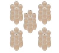 HIAKDOFT 20 Piezas Unidades Pomos de Madera para Persianas Tiradores Colgantes con Diseño Elegante Forma de Jarrón para Cortinas y Ventanas Prácticos y Fáciles de Instalar Accesorios