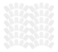 HIAKDOFT 200 Dedales Protectores para Pulgar Transpirables y Secos Textura Perlada de Doble Cara Cubiertas para Yemas de Dedos para Limpieza Dental de Perros y Gatos 200 Unidades