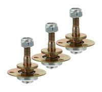 HIAKDOFT 3 Cojinetes Mecánicos de Hierro para Mecedoras, Herrajes para Cojinetes de Sillas, Tamaño M8x55mm, Recubrimiento Resistente para Muebles, Piezas de Repuesto para Sillas