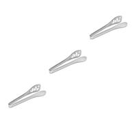 HIAKDOFT 3 Piezas Pinzas de Cocina Inoxidable Antideslizantes y para Buffet y Reuniones para Pan Pasteles y Postres y Restaurantes