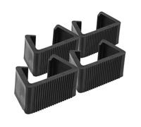HIAKDOFT 4 Piezas Clips para Muebles de Exterior Abrazaderas Negras para Sofás Seccionales Sujetadores Duraderos para Ratán y Muebles de Patio Conectores Reutilizables para Sillas y Camas