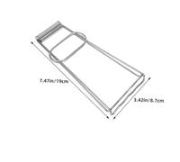 HIAKDOFT 4 Piezas Pinzas para Platos de Acero Inoxidable Agarradera Antideslizante para Boles y Platos Calientes Elevador de Ollas y Bandejas Herramienta Ergonómica Versátil para Cocina